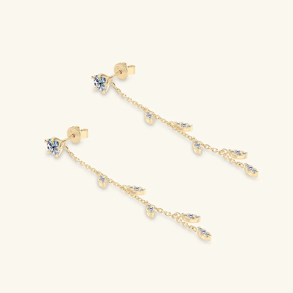 Silver Leaf Earrings